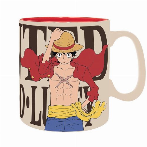 One Piece - Luffy Wanted Κεραμική Κούπα
(460ml)
