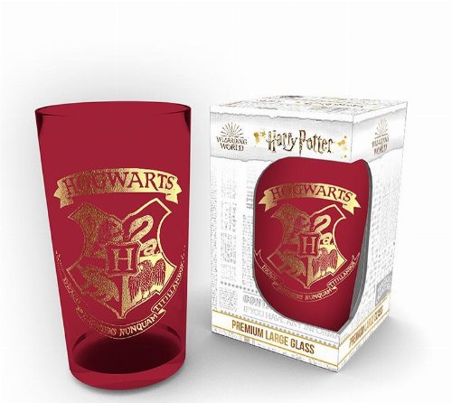 Harry Potter - Hogwarts Crest Glass
(400ml)