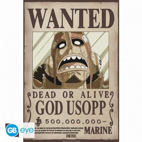One Piece - God Usopp Wanted Poster Αυθεντική Αφίσα
(52x38cm)