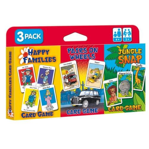 Board Game Happy Families, Pairs on Wheels,
Jungle Snap
