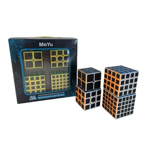 Κύβοι Ταχύτητας - MoYu Meilong Set of 4 Fiber Cubes -
2x2, 3x3, 4x4, 5x5