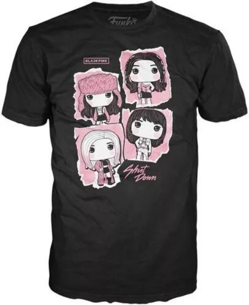 Funko Tee: Rocks - Black Pink T-Shirt