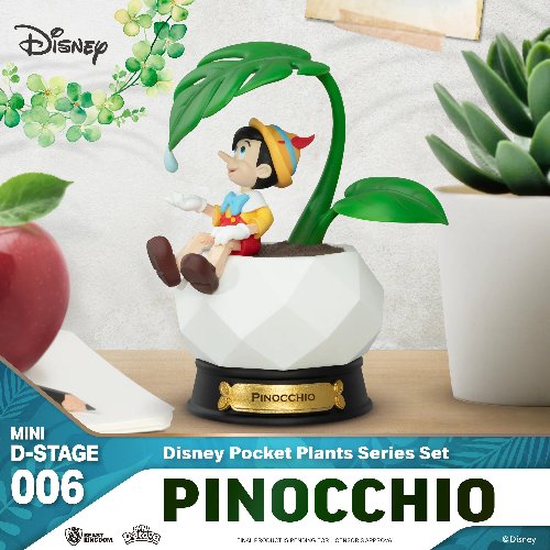 Disney: Pocket Plant Series - Pinocchio Mini
Diorama Statue Figure (12cm)