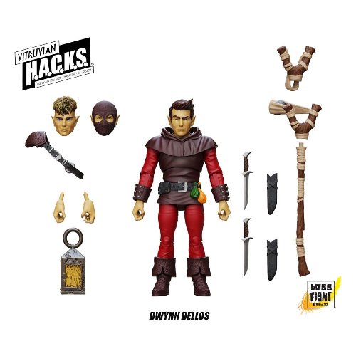 Vitruvian H.A.C.K.S. - Halfling Scout Dwynn
Dellos Action Figure