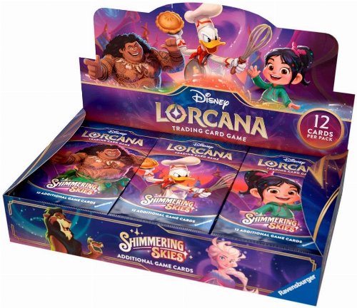 Disney Lorcana TCG - Shimmering Skies Booster Box (24
Packs)
