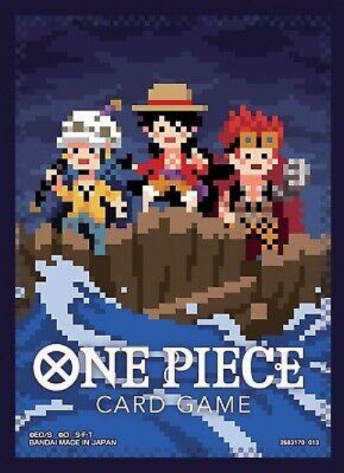 Bandai Card Sleeves 70ct - One Piece Card Game: Pixel
Art
