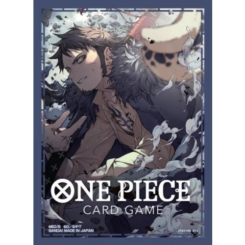 Bandai Card Sleeves 70ct - One Piece Card Game:
Trafalgar Law