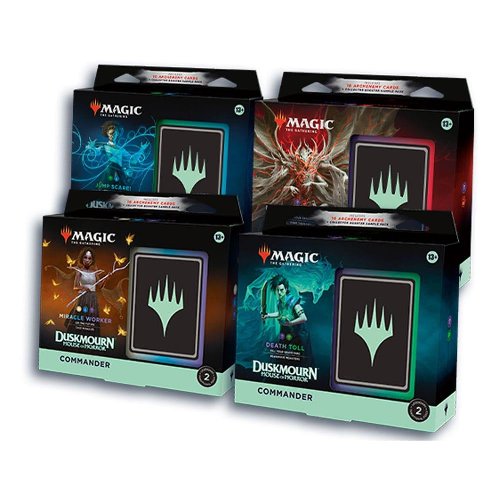 Magic the Gathering - Duskmourn: House of Horror
Commander Deck Set of 4