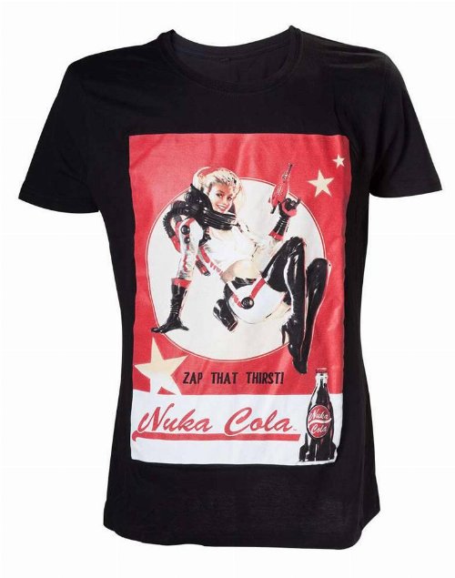 Fallout 4 - Nuka Cola Lady Black T-Shirt
