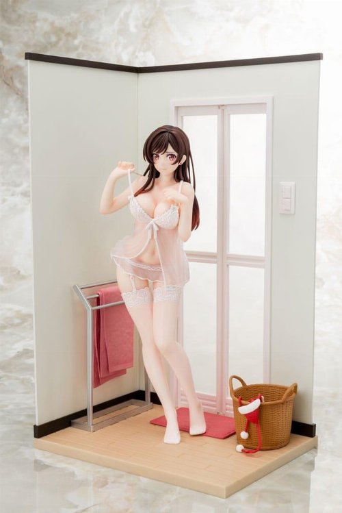 Rent-A-Girlfriend - Chizuru Mizuhara See-through
lingerie figure angel white 1/6 Statue Figure
(23cm)