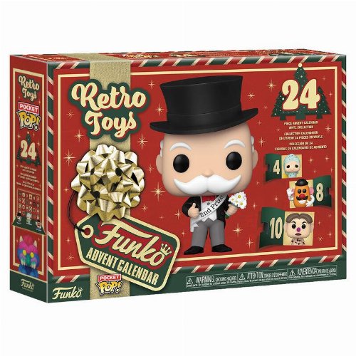 Funko Hasbro Mr Monopoly Advent Calendar (περιέχει 24
Pocket POP! φιγούρες)