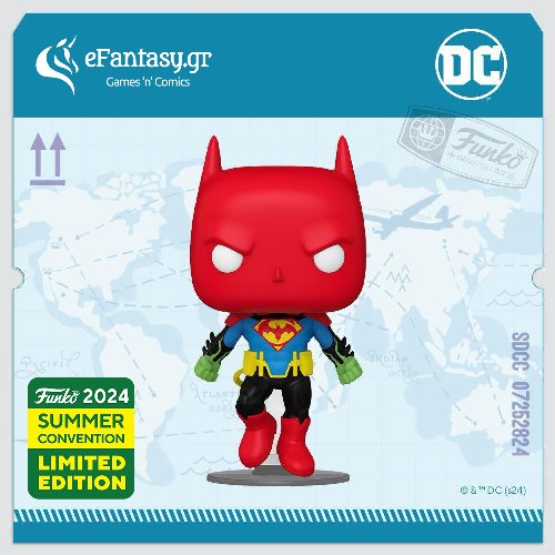 Φιγούρα Funko POP! DC Heroes - Batman/Superman Fusion
#506 (SDCC 2024 Exclusive)
