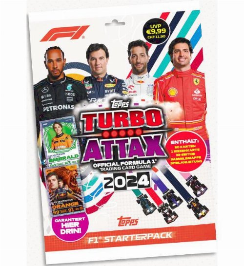 Topps - 2024 Turbo Attax Formula 1 (F1) Starter Pack
(20 Κάρτες + Άλμπουμ)