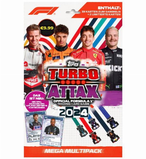 Topps - 2024 Turbo Attax Formula 1 (F1) Mega Multipack
(41 Κάρτες)