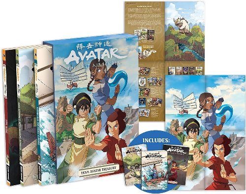 Avatar The Last Airbender Team Avatar Treasury
Box Set