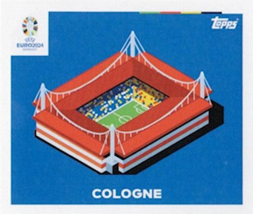 Topps - UEFA Germany Euro 2024 Sticker - EURO 2.
Köln