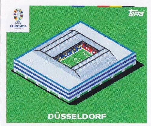 Topps - UEFA Germany Euro 2024 Sticker - EURO 4.
Düsseldorf