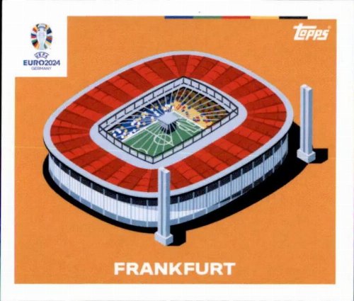 Topps - UEFA Germany Euro 2024 Αυτοκόλλητο - EURO 5.
Frankfurt