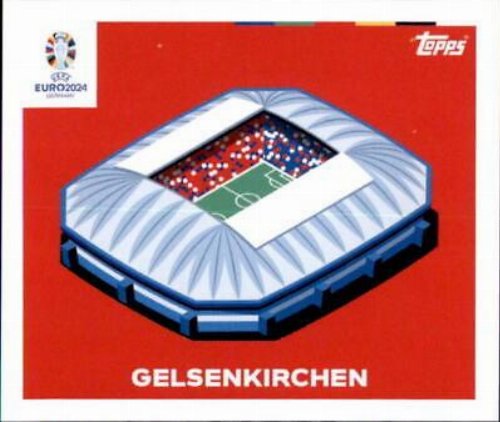 Topps - UEFA Germany Euro 2024 Αυτοκόλλητο - EURO 6.
Gelsenkirchen