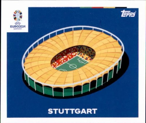 Topps - UEFA Germany Euro 2024 Αυτοκόλλητο - EURO 10.
Stuttgart