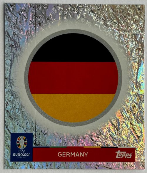 Topps - UEFA Germany Euro 2024 Αυτοκόλλητο - GER 1.
Logo (Germany) - Holo Foil