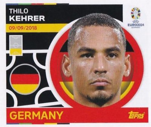 Topps - UEFA Germany Euro 2024 Sticker - GER 4.
Thilo Kehrer (Germany)