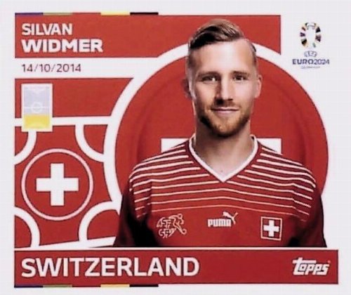 Topps - UEFA Germany Euro 2024 Sticker - SUI 5.
Silvan Widmer (Switzerland)