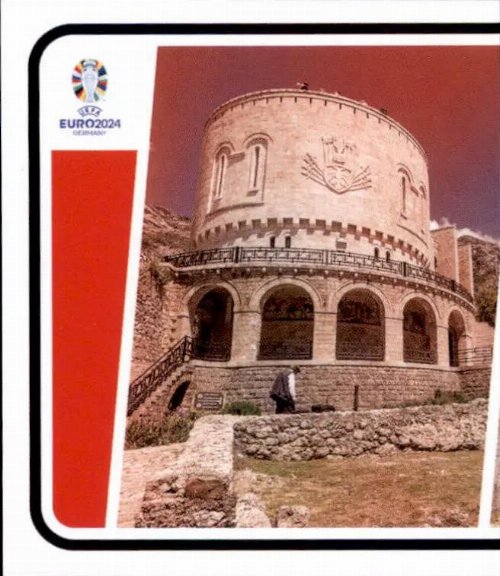 Topps - UEFA Germany Euro 2024 Αυτοκόλλητο - ALB P1.
Landmark 1/2