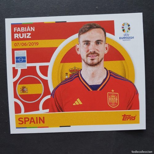 Topps - UEFA Germany Euro 2024 Αυτοκόλλητο - ESP 15.
Nico Williams (Spain)