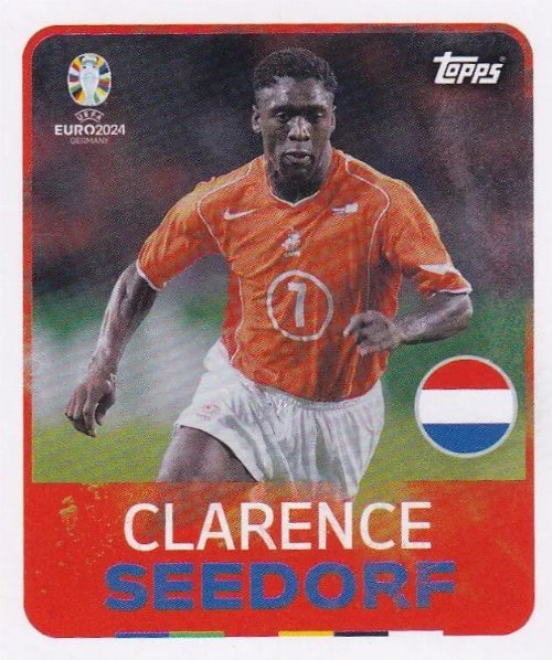 Topps - UEFA Germany Euro 2024 Sticker - LEG 6.
Clarence Seedorf (Netherlands)