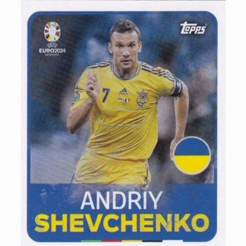 Topps - UEFA Germany Euro 2024 Sticker - LEG 5.
Andriy Shevchenko (Ukraine)