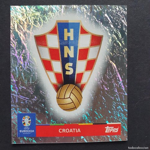 Topps - UEFA Germany Euro 2024 Αυτοκόλλητο - CRO 1.
Logo (Croatia) - Holo Foil