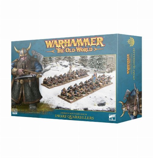 Warhammer: The Old World - Dwarfen Mountain
Holds: Dwarf Quarrelers