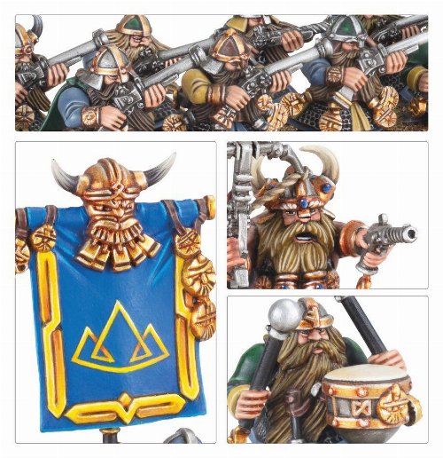 Warhammer: The Old World - Dwarfen Mountain
Holds: Dwarf Quarrelers