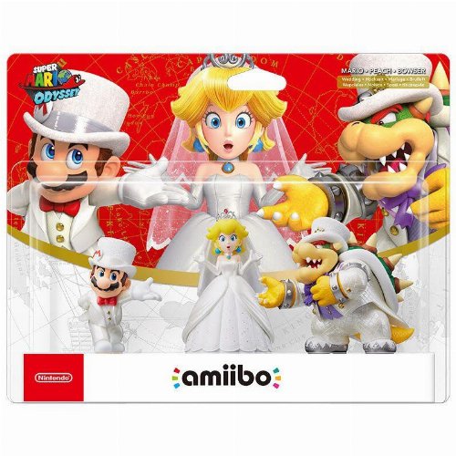 Nintendo Amiibo: Super Mario Odyssey - Mario, Peach
& Bowser Σετ 3 Φιγούρες