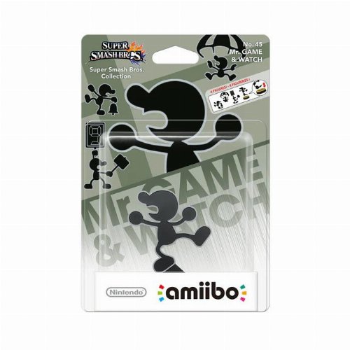 Nintendo Amiibo: Super Smash Bros - Mr. Game &
Watch #45 Φιγούρα