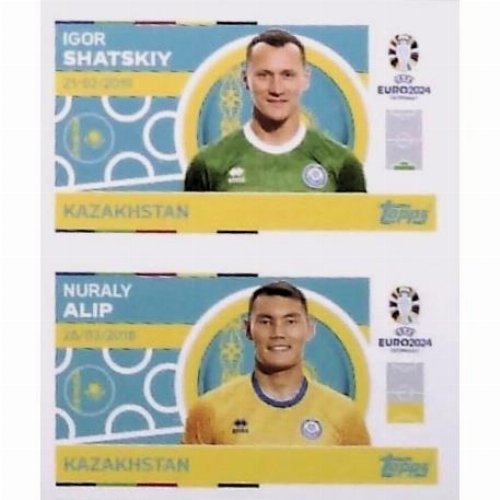 Topps - UEFA Germany Euro 2024 Αυτοκόλλητο - KAZ 2.
Igor Shatskiy (Kazakhstan)