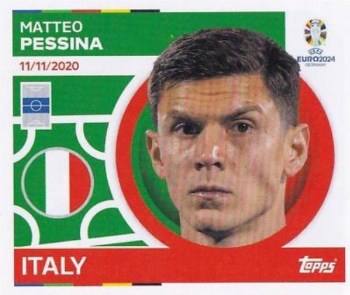 Topps - UEFA Germany Euro 2024 Αυτοκόλλητο - ITA 14.
Matteo Pessina (Italy)