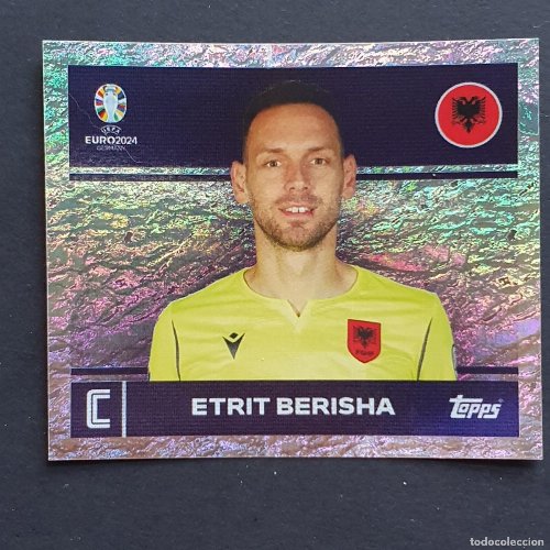 Topps - UEFA Germany Euro 2024 Αυτοκόλλητο - ALB 2.
Etrit Berisha (Albania) Holo Foil