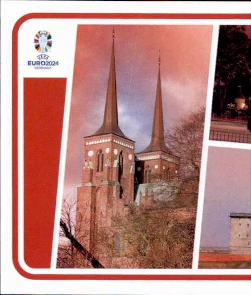 Topps - UEFA Germany Euro 2024 Sticker - DEN P1.
Landmark 1/2