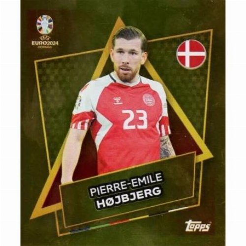 Topps - UEFA Germany Euro 2024 Sticker - DEN SP.
Pierre-Emile Højbjerg (Denmark) Gold Foil