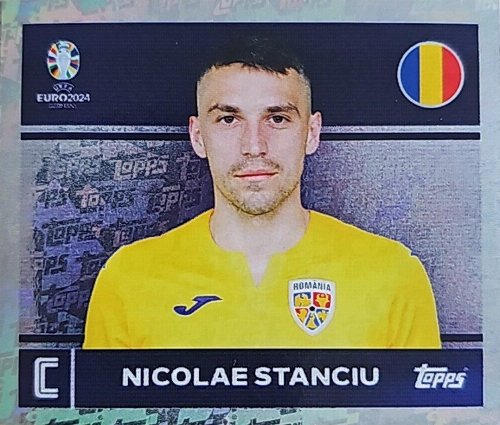 Topps - UEFA Germany Euro 2024 Sticker - ROM 2.
Nicolae Stanciu (Romania) - Topps Parallel Foil