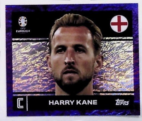 Topps - UEFA Germany Euro 2024 Sticker - ENG 2.
Harry Kane (England) - Purple Parallel Foil