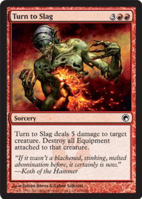 Turn to Slag - Foil