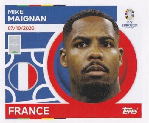 Topps - UEFA Germany Euro 2024 Sticker - FRA 4.
Mike Maignan (France)