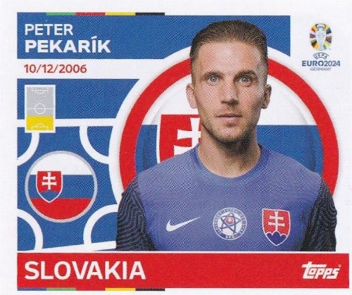 Topps - UEFA Germany Euro 2024 Sticker - SVK 5.
Peter Pekarík (Slovakia)