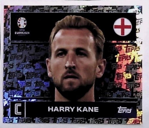 Topps - UEFA Germany Euro 2024 Αυτοκόλλητο - ENG 2.
Harry Kane (England) Holo Foil