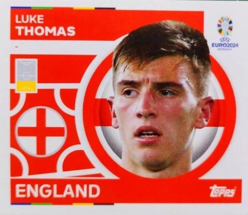 Topps - UEFA Germany Euro 2024 Sticker - ENG 5.
Luke Thomas (England)