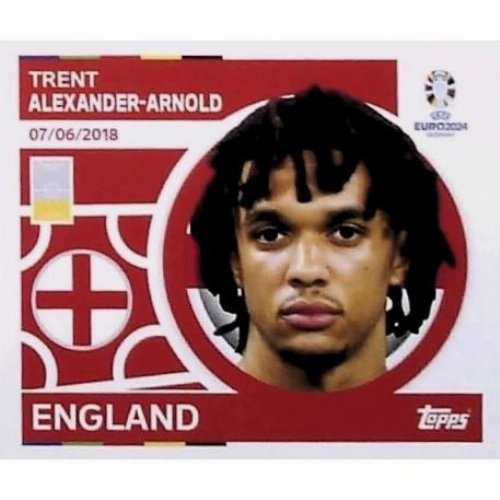 Topps - UEFA Germany Euro 2024 Sticker - ENG 9.
Trent Alexander-Arnold (England)