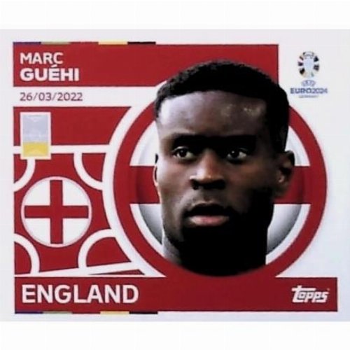 Topps - UEFA Germany Euro 2024 Sticker - ENG 10.
March Guéhi (England)